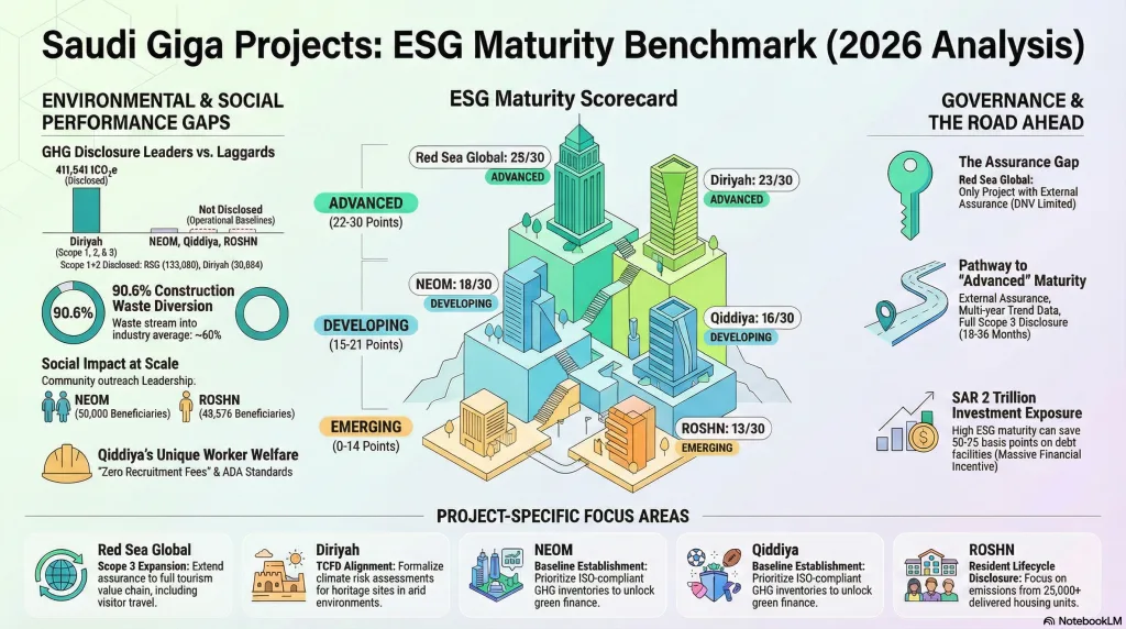 Saudi Giga Projects: ESG Maturity Benchmarking